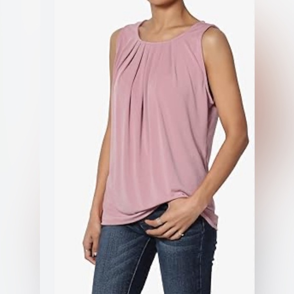 Lucky Brand Women's XL pink  Sleeveless Blouse Shirt Top - Picture 3 of 15